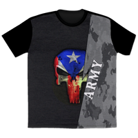 Thumbnail for ARMY Camo Skull - All Over Print T-Shirt