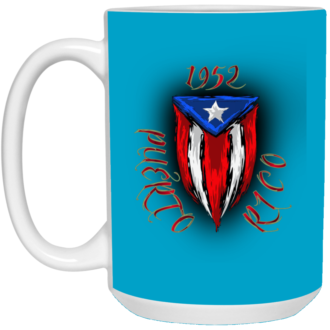 1952 Puerto Rico 15 oz. White Mug