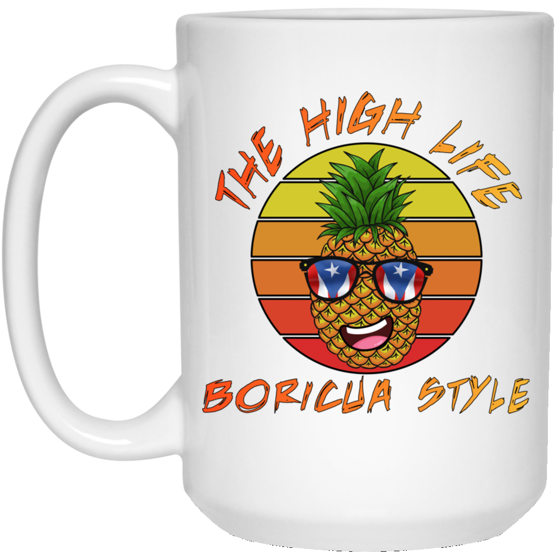 High Life Bori Style15 oz. White Mug