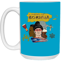 Thumbnail for 3 Faces of Boricua 15 oz. White Mug