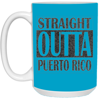 Thumbnail for Straight Outta Puerto Rico 15 oz. White Mug