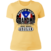 Thumbnail for COOL GRANDMA Ladies' Boyfriend T-Shirt - Puerto Rican Pride