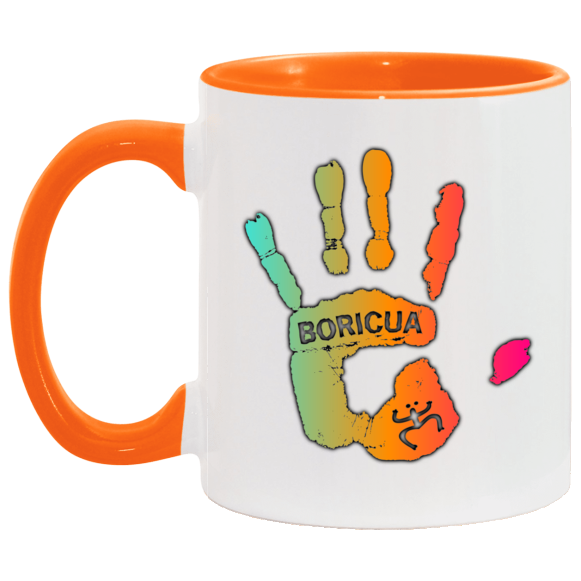 Boricua Hand 11OZ Accent Mug - Puerto Rican Pride