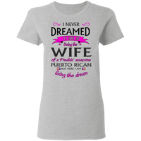 Thumbnail for Wife of Awesome PR 5.3 oz. T-Shirt - Puerto Rican Pride