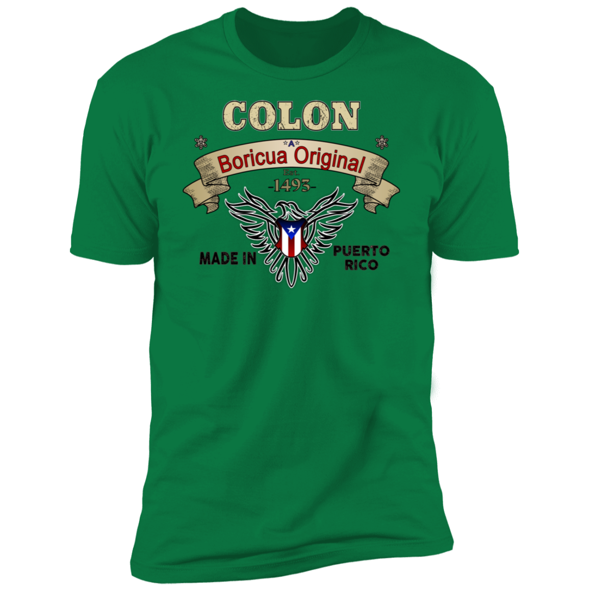 COLON Premium Short Sleeve T-Shirt - Puerto Rican Pride