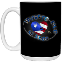 Thumbnail for Puerto Rico Mi Amor 15 oz. White Mug - Puerto Rican Pride