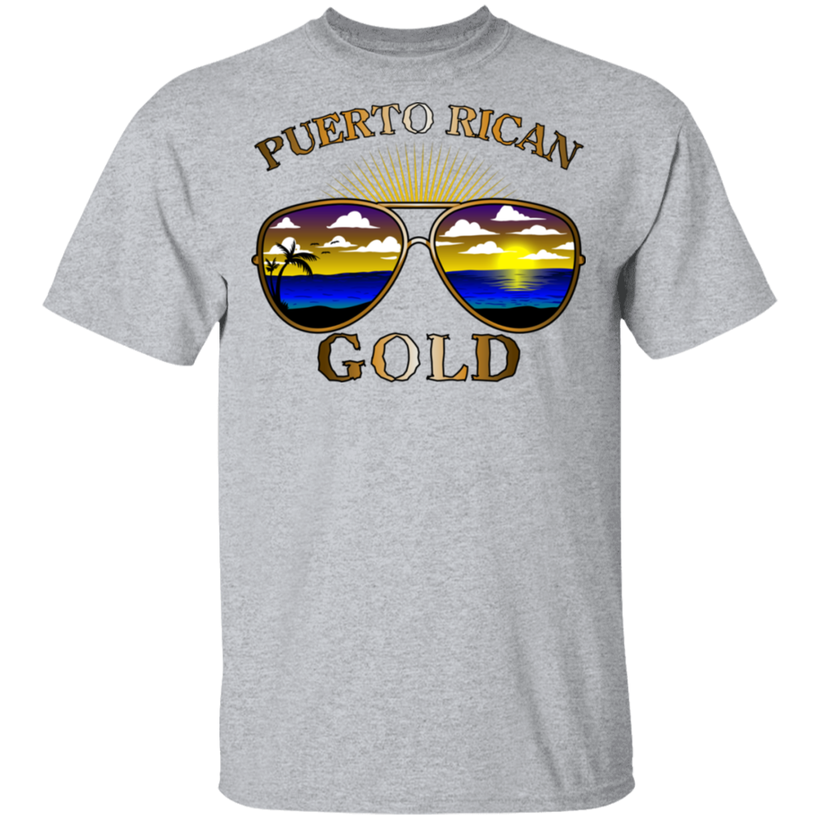 Puerto Rican Gold 5.3 oz. T-Shirt