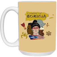 Thumbnail for 3 Faces of Boricua 15 oz. White Mug