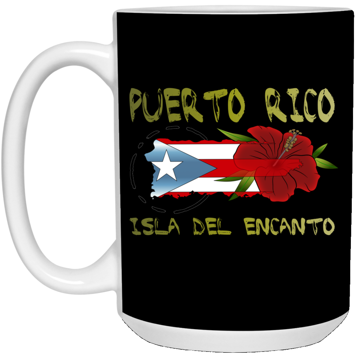 Isla Del Encanto 15 oz. White Mug