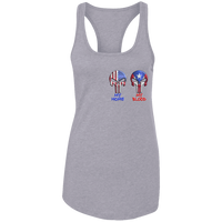 Thumbnail for My Home My Blood Ladies Ideal Racerback Tank (Grey 2XL ONLY)