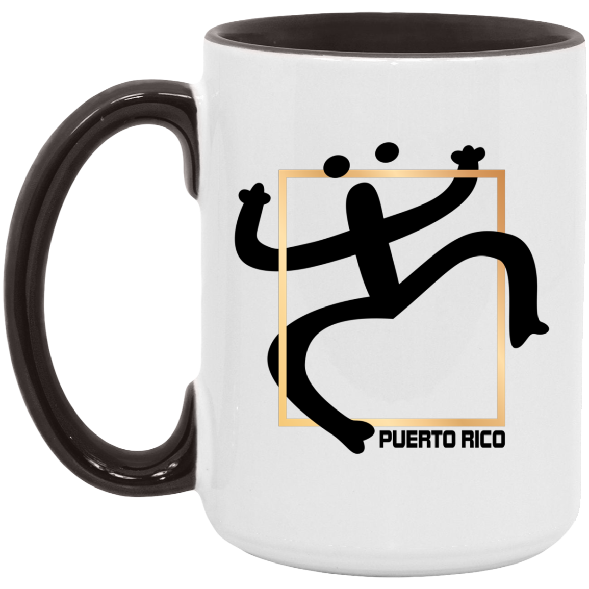 Puerto Rico Coqui Squared 15oz. Accent Mug
