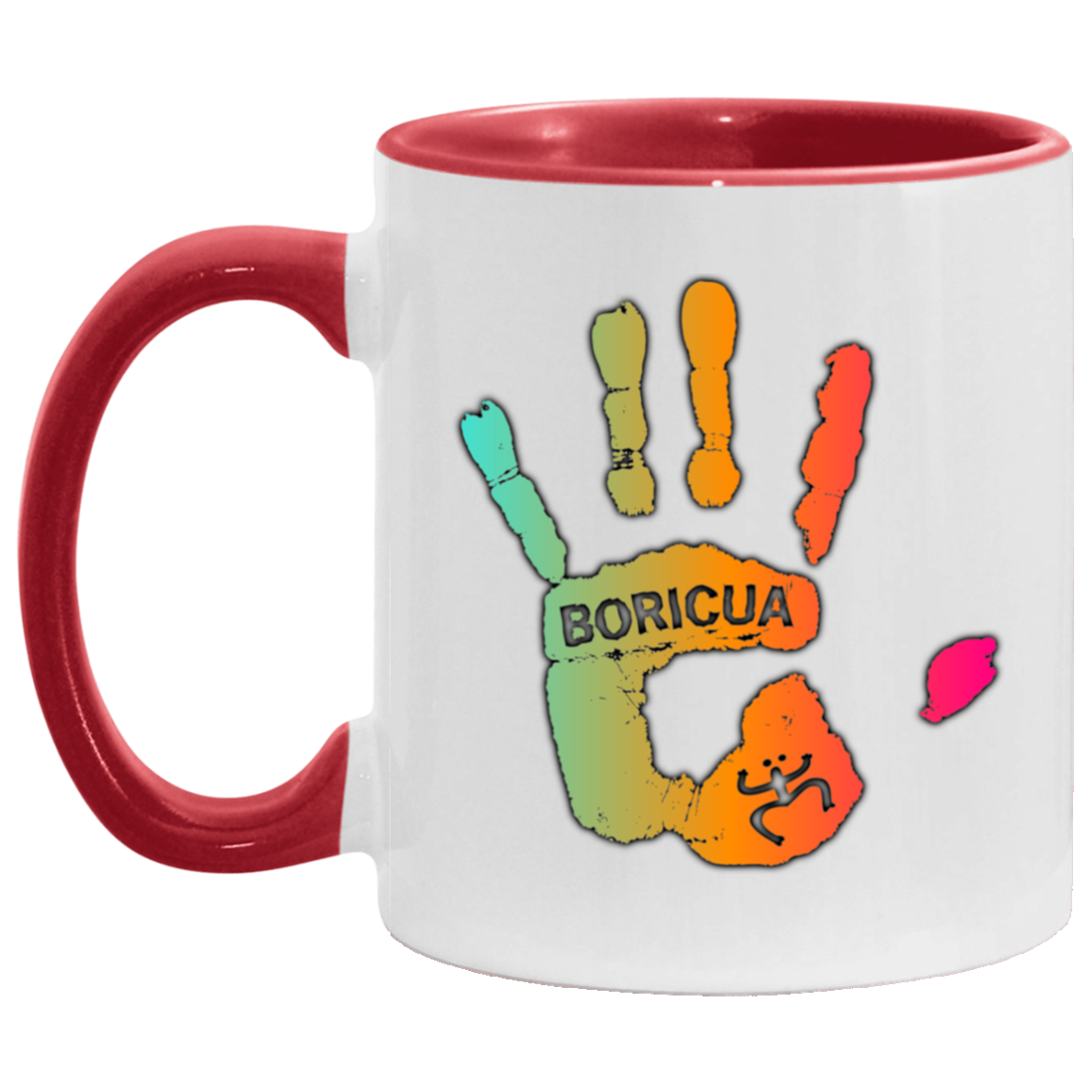 Boricua Hand 11OZ Accent Mug - Puerto Rican Pride