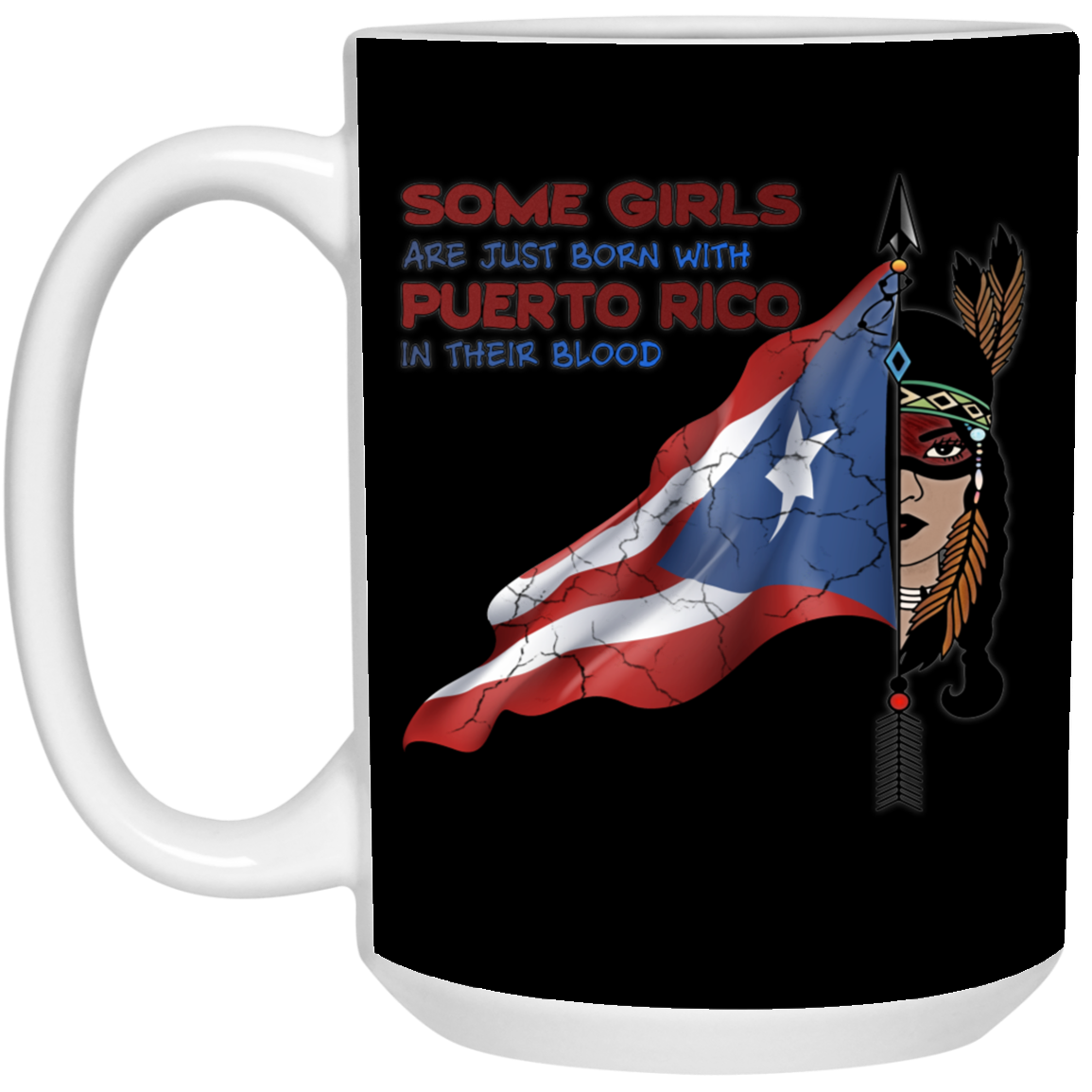 Some Girls Are Just Born With It 15 oz. White Mug
