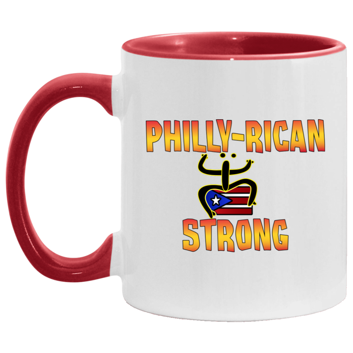 Philly-Rican Strong 11OZ Accent Mug - Puerto Rican Pride