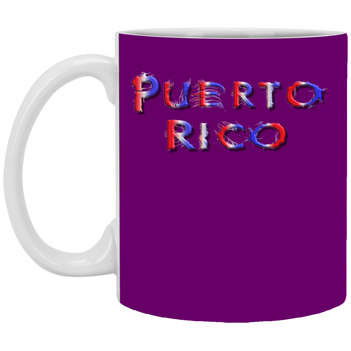 Colorful PR 11 oz. White Mug