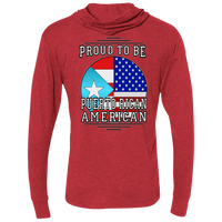 Thumbnail for Proud To Be PR American Unisex Hooded T-Shirt - Puerto Rican Pride