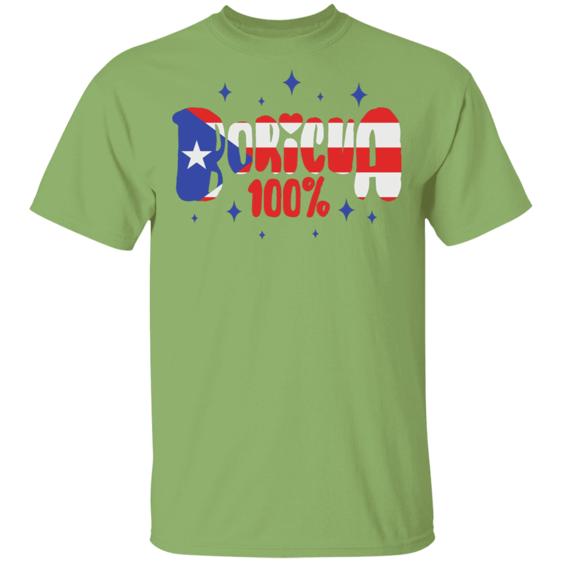 100% Boricua T-Short - Puerto Rican Pride