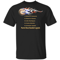 Thumbnail for Baseball Legends 5.3 oz. T-Shirt - Puerto Rican Pride