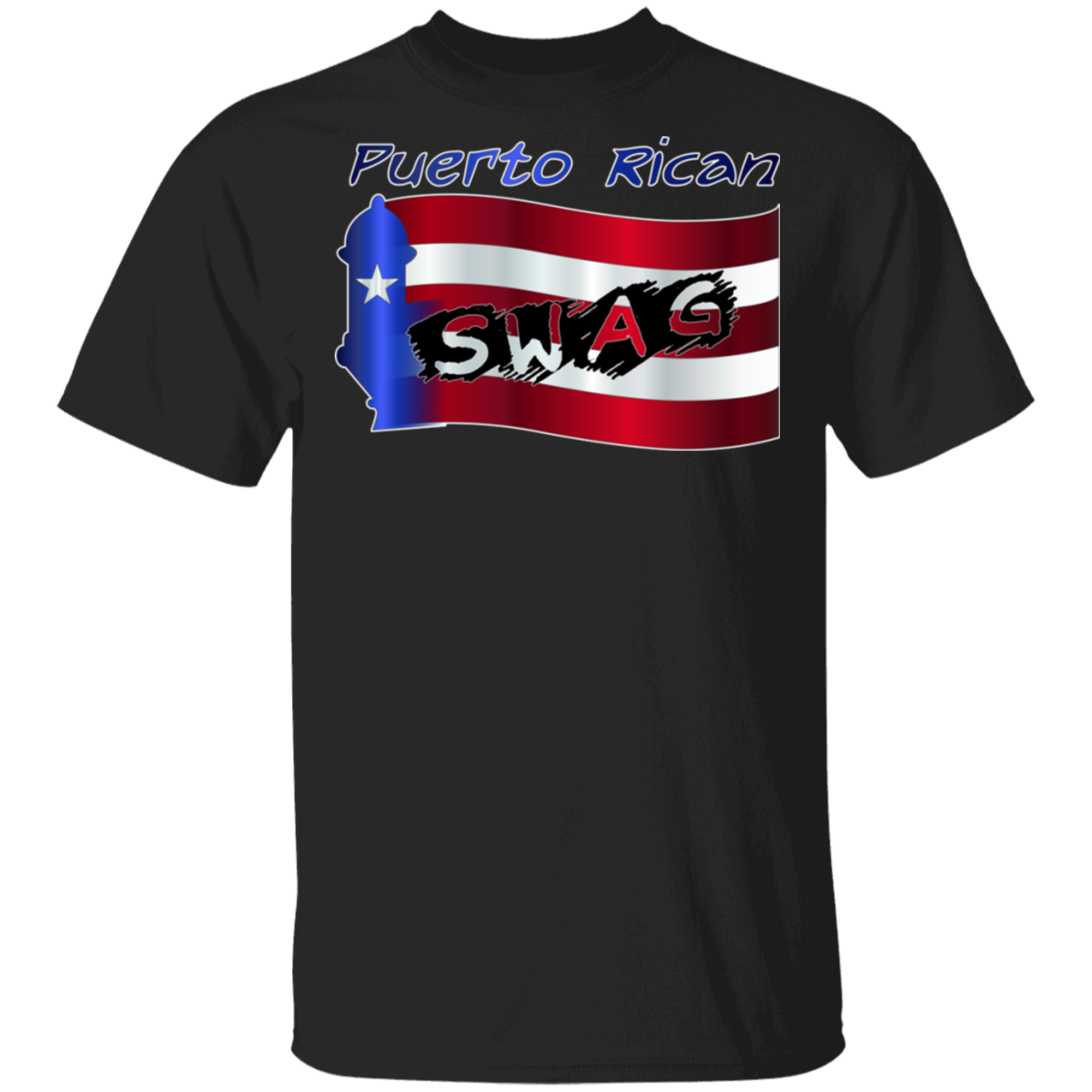 PR SWAG 5.3 oz. T-Shirt - Puerto Rican Pride