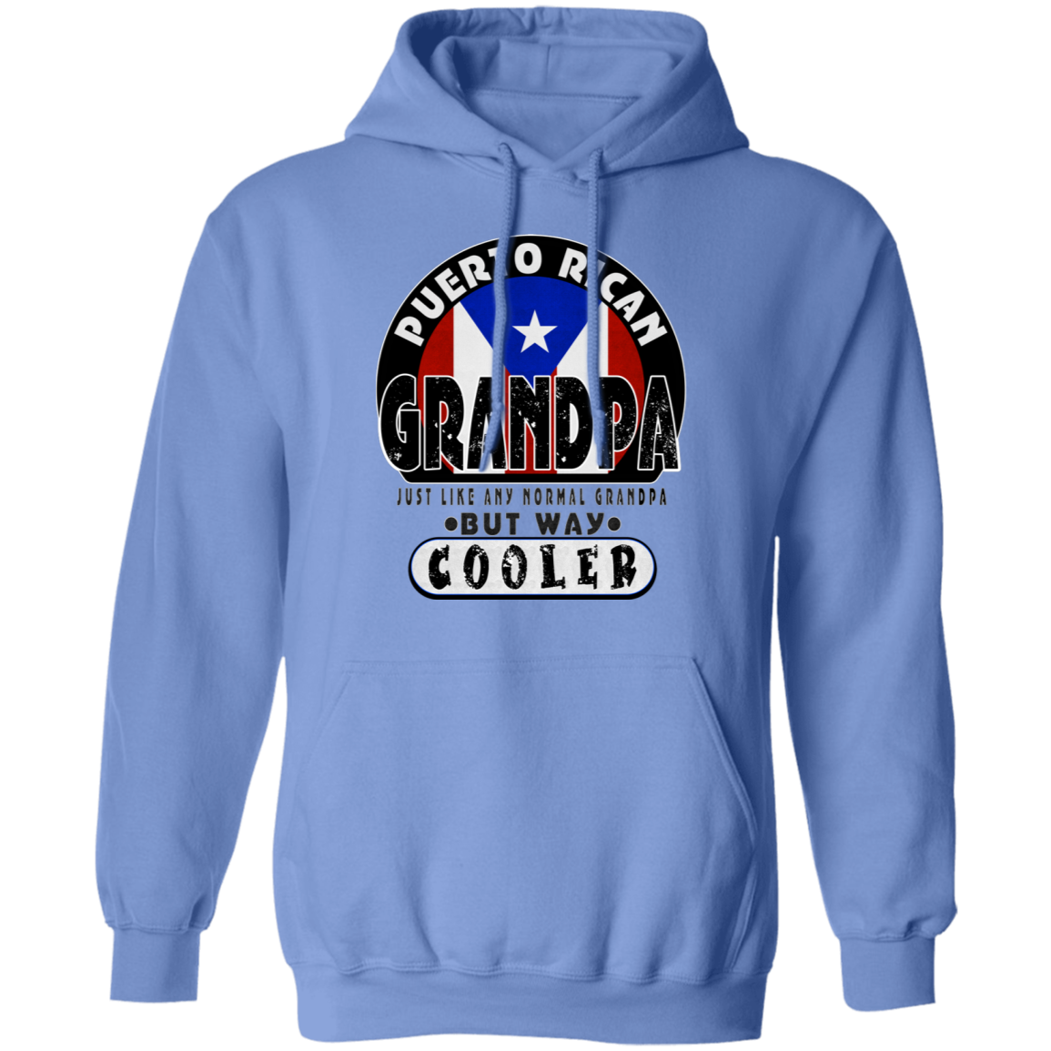 COOL GRANDPA Pullover Hoodie - Puerto Rican Pride