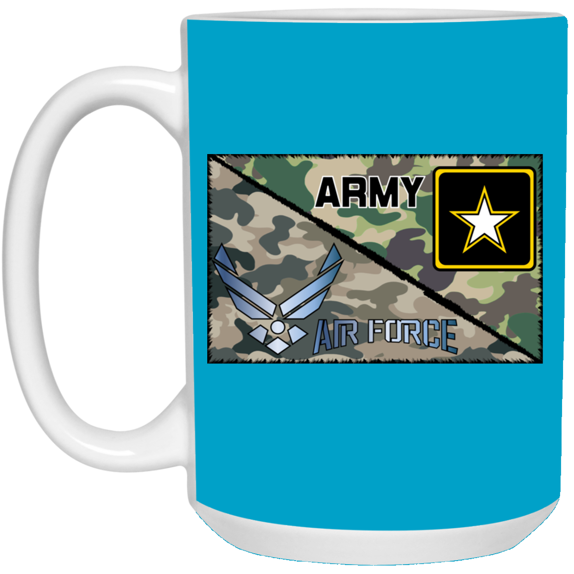 Army Air Force 15 oz. White Mug