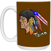 Thumbnail for TAINO WARRIOR CHIEF 15 oz. White Mug