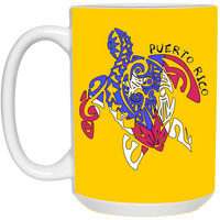 Thumbnail for Puerto Rico Flag Turtle 15 oz. White Mug