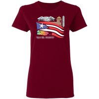 Thumbnail for 1952 Constitution day Ladies' 5.3 oz. T-Shirt - Puerto Rican Pride