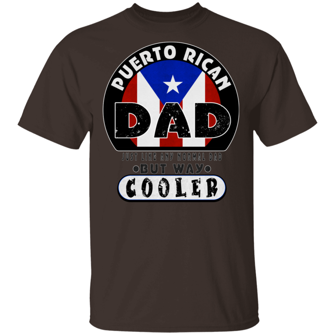 COOL DAD 5.3 oz. T-Shirt - Puerto Rican Pride