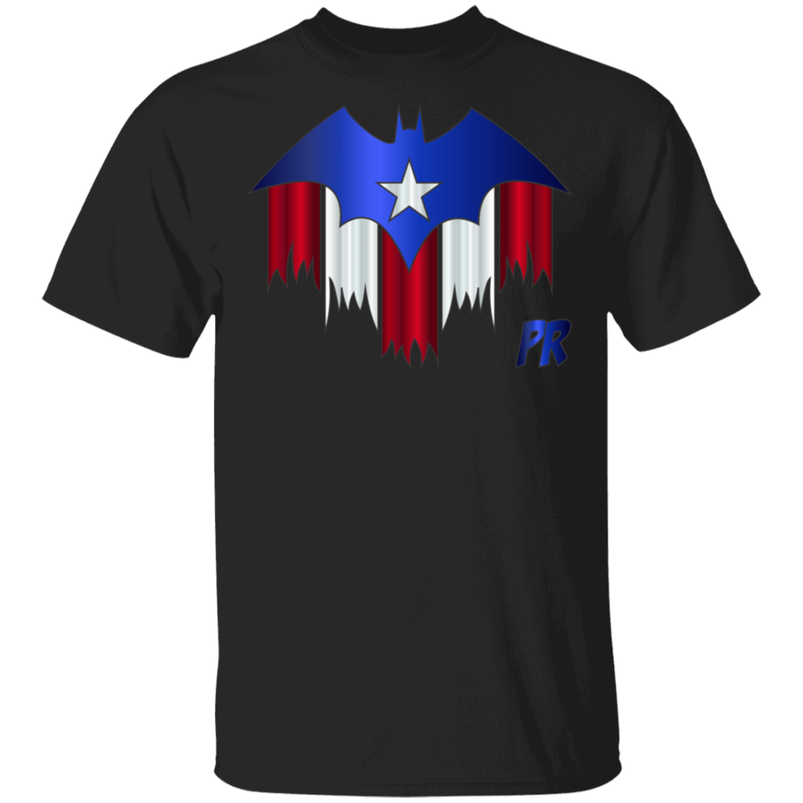 PR BATMAN 5.3 oz. T-Shirt - Puerto Rican Pride