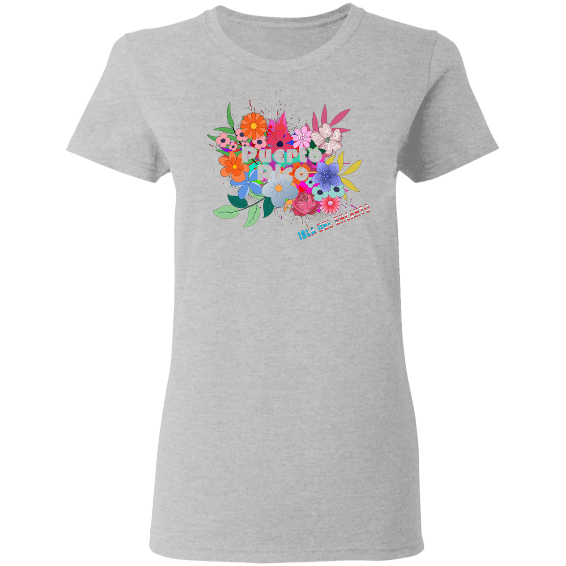 Puerto Rico Flowers T-Shirt