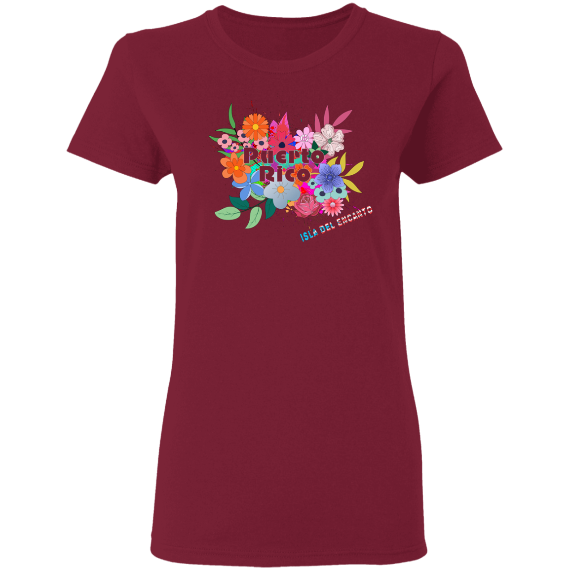 Puerto Rico Flowers T-Shirt