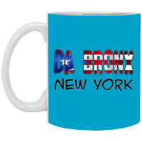 Thumbnail for Da Bronx NY 11 oz. White Mug - Puerto Rican Pride