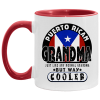 Thumbnail for Cool Grandma 11 OZ Accent Mug - Puerto Rican Pride