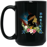Thumbnail for Boriken Taina Princess 15 oz. Black Mug