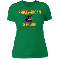 Thumbnail for Philly-Rican Strong  Ladies' Boyfriend T-Shirt - Puerto Rican Pride