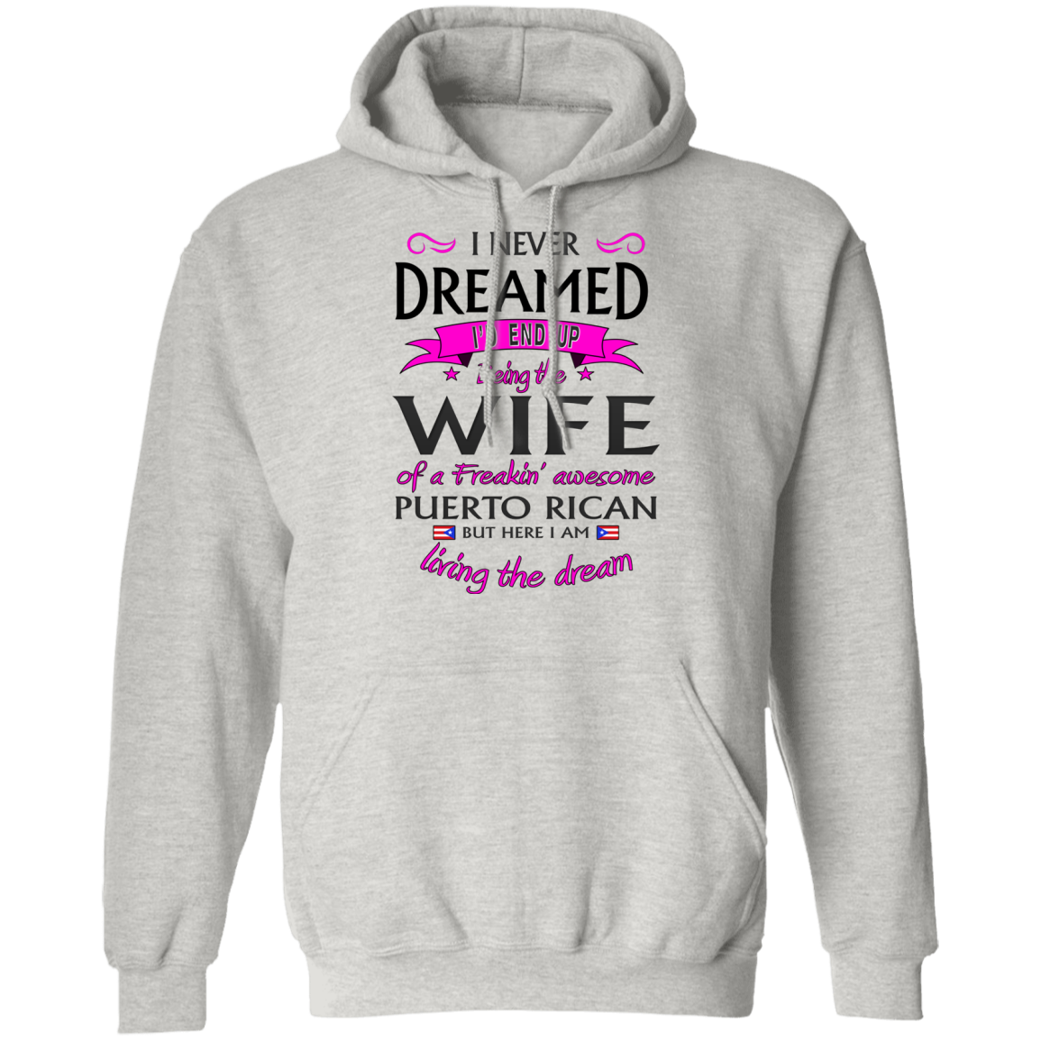 WIFE of Awesome PR Pullover Hoodie - Puerto Rican Pride