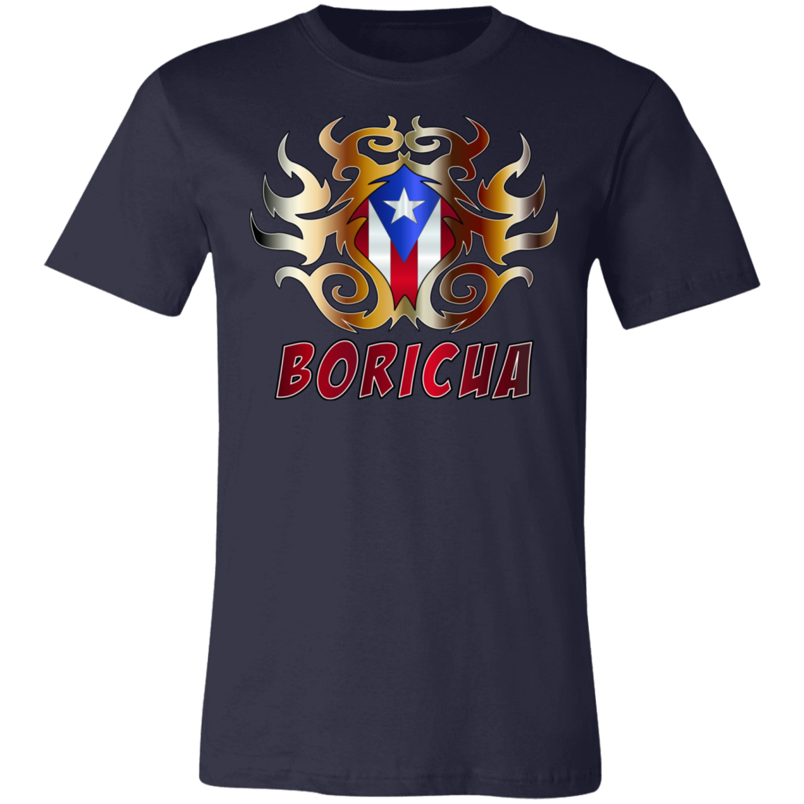 Flaming Boricua Unisex  T-Shirt