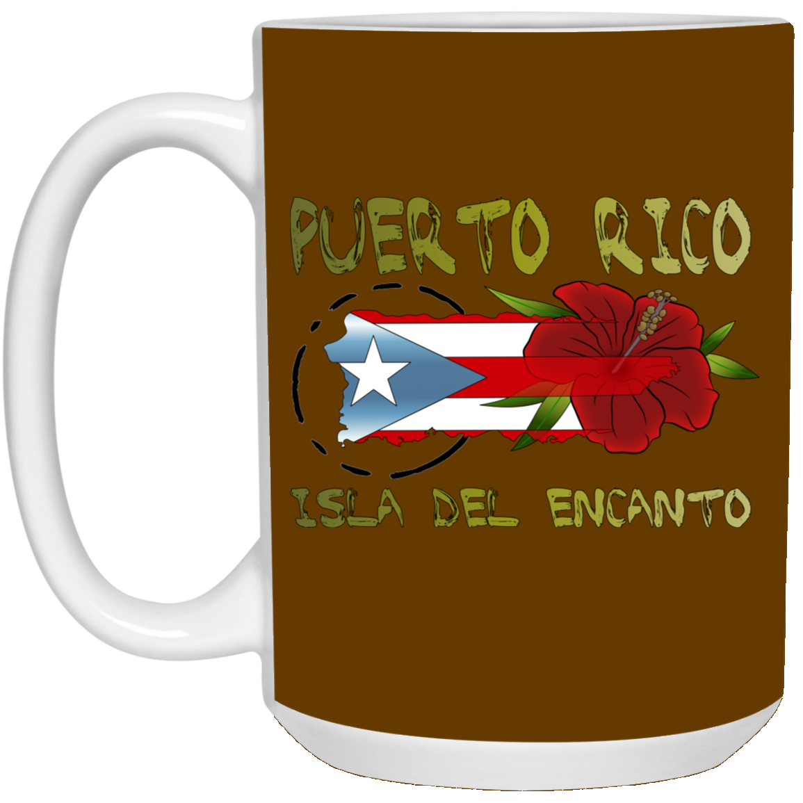 Isla Del Encanto 15 oz. White Mug