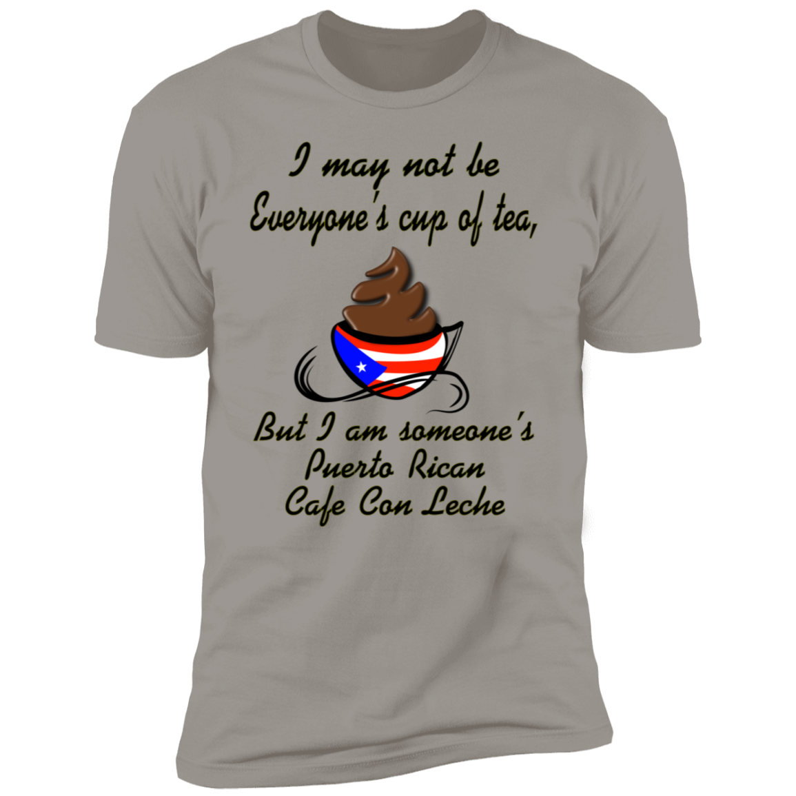 PR Cup of Tea Premium Short Sleeve T-Shirt - Puerto Rican Pride