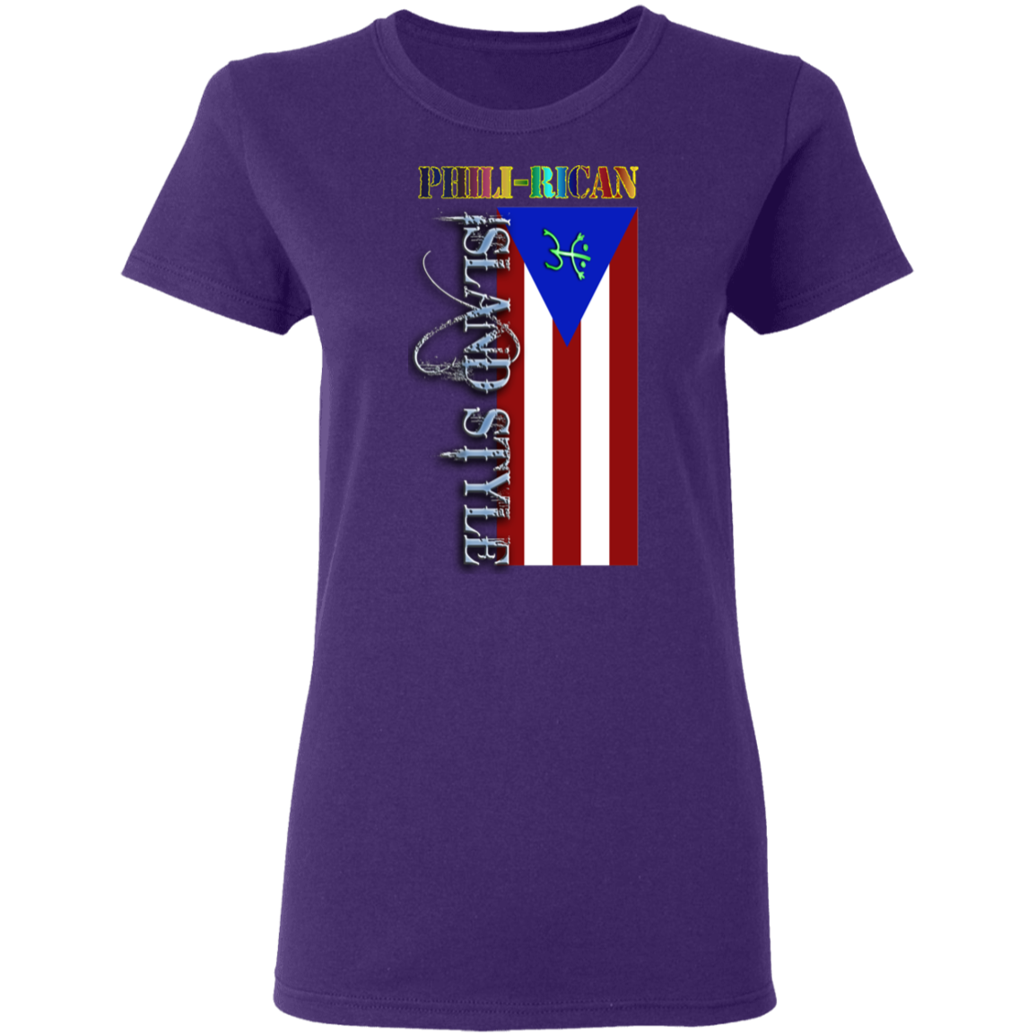 Phili-Rican Ladies' 5.3 oz. T-Shirt