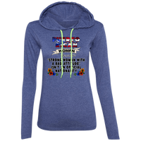 Thumbnail for STRONG PR WOMAN T-Shirt Hoodie - Puerto Rican Pride