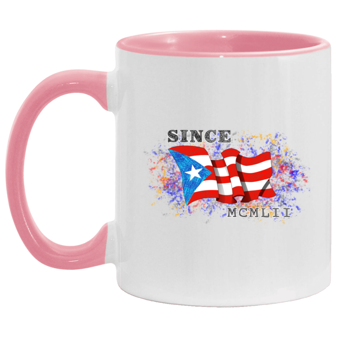 Since 1952 11OZ Accent Mug - Puerto Rican Pride