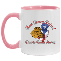 Thumbnail for New Jersey Raised PR Strong 11OZ Accent Mug - Puerto Rican Pride