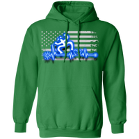 Thumbnail for Heartbeat Coqui Flag Pullover Hoodie - Puerto Rican Pride