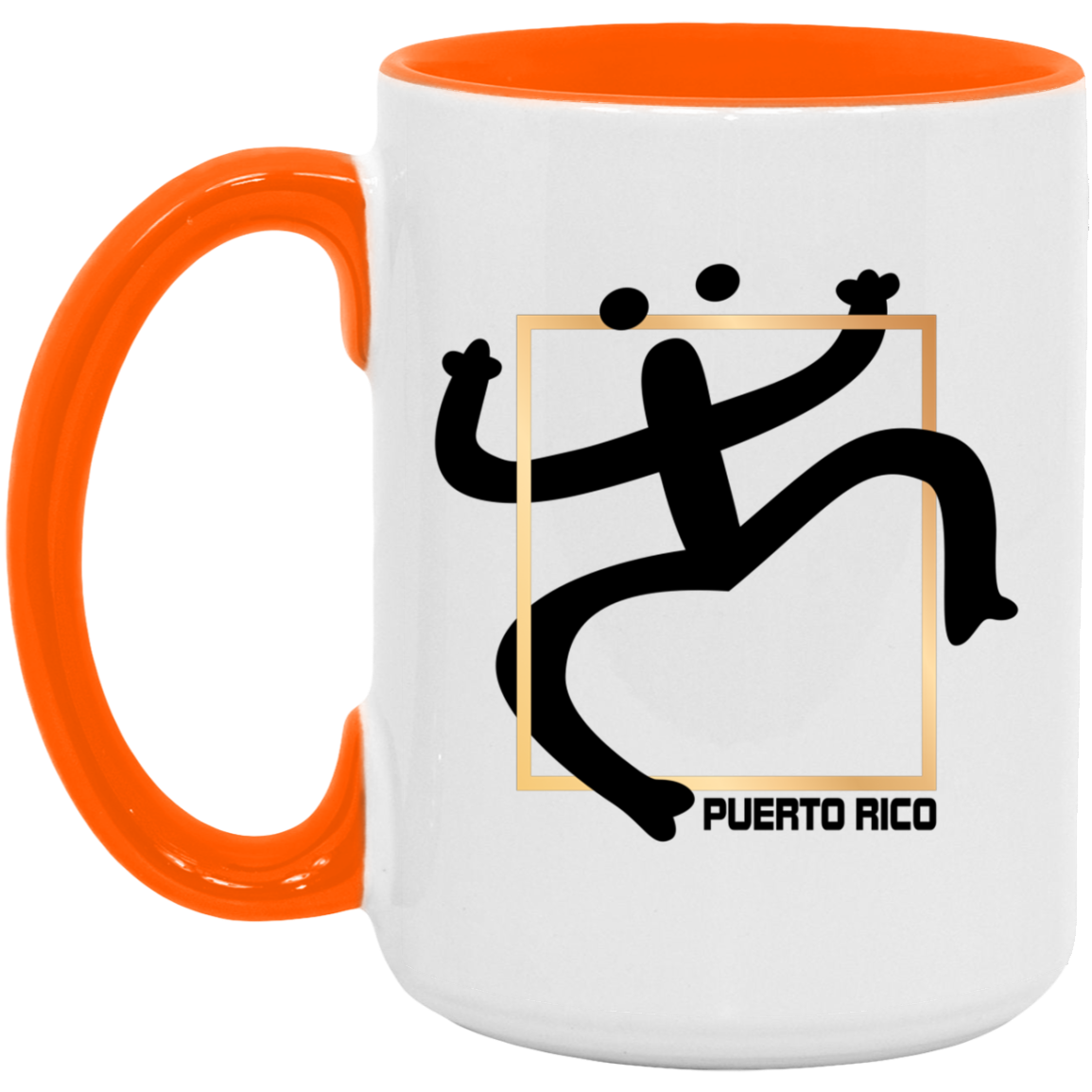 Puerto Rico Coqui Squared 15oz. Accent Mug