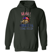 Thumbnail for Badass Boricua Hog Wild (Small-5XL)  Pullover Hoodie