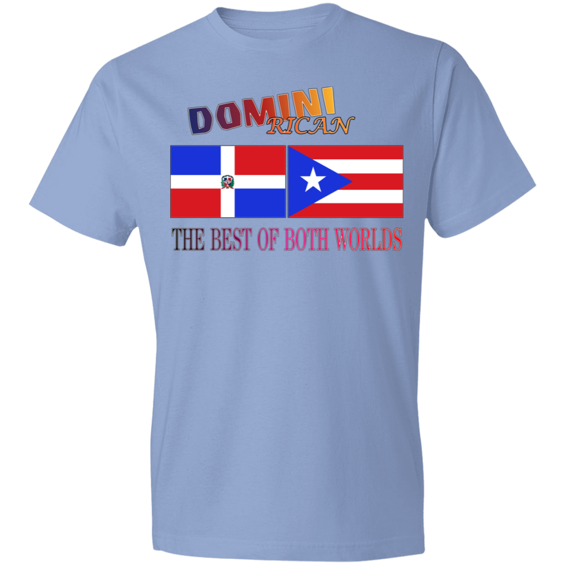 Domini Rican Lightweight T-Shirt 4.5 oz - Puerto Rican Pride
