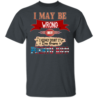 Thumbnail for May Be Wrong But Doubt It - 5.3 oz. T-Shirt - Puerto Rican Pride