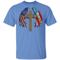 Thumbnail for Duality Winged Cross 5.3 oz. T-Shirt